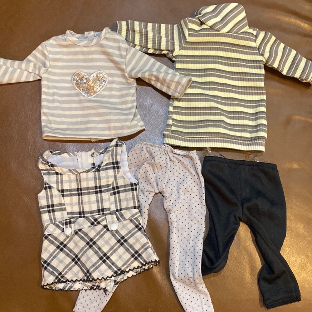 Doll outfits mix and match